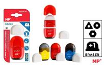 Opakowanie Temperówka podwójna z pojemnikiem i pokrywką MIX