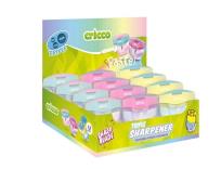 Opakowanie Temperówka potrójna z pojemnikiem pastel (12szt)