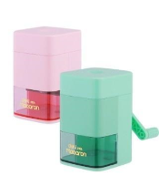 Opakowanie Temperówka ręczna na korbkę Macaron mix DELI