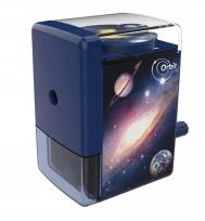 Opakowanie Temperówka ręczna na korbkę Orbit niebieska DELI