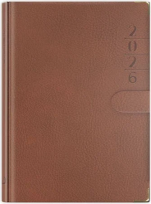 Opakowanie Terminarz 2026 B6 lux z zapinką brązowy