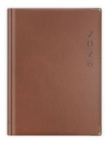 Opakowanie Terminarz 2026 B6 lux złocony brązowy