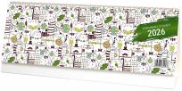 Opakowanie Terminarz 2026 biurkowy stojący koty