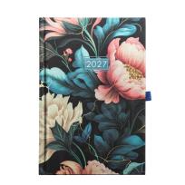 Opakowanie Terminarz 2027 dzienny B6 Metalic Flowers MIX