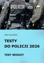 Okładka książki Testy do Policji 2026 Test wiedzy