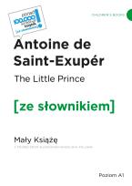 Okładka książki The Little Prince / Mały Książę z podręcznym słownikiem angielsko-polskim