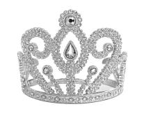 Opakowanie Tiara księżniczki srebrna z kryształkami