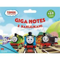 Okładka książki Tomek i Przyjaciele. Giga notes z naklejkami