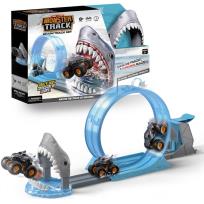 Opakowanie Tor wyścigowy Monster Track Shark z pętlą + autka
