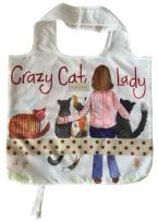 Opakowanie Torba na zakupy Crazy Cat Lady Kociara