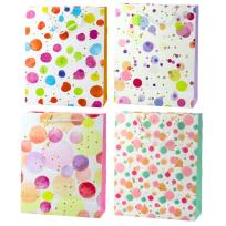 Opakowanie Torba prezentowa 32x26x10cm Kropki pastel MIX