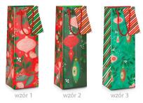 Opakowanie Torba prezentowa Boże Narodzenie B 11x11x36cm MIX