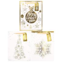 Opakowanie Torba prezentowa Święta 18x23x10cm mix STRIGO