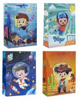 Opakowanie Torebka dziecięce hot-stamp 26x32x10cm mix ROZETTE 1 szt