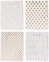 Opakowanie Torebka Lux 26x32x10cm hot-stamp mix ROZETTE
