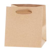 Okładka książki Torebka Lux kraft 14x13x13cm szerokie dno ROZETTE