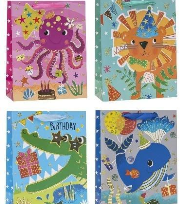 Opakowanie Torebka ozdobna 18x23x8cm dziecięce mix ROZETTE