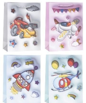 Opakowanie Torebka ozdobna 18x24x8cm dziecięce mix ROZETTE