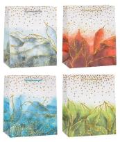 Opakowanie Torebka ozdobna 26x32x10cm brokat mix ROZETTE