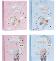 Opakowanie Torebka ozdobna 26x32x10cm dziecięce mix ROZETTE