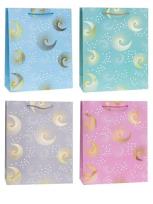 Opakowanie Torebka ozdobna 26x32x10cm hot-stamp mix ROZETTE
