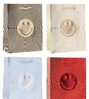 Opakowanie Torebka ozdobna 26x32x10cm hot-stamp mix ROZETTE