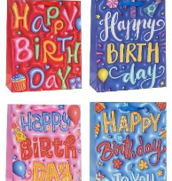 Opakowanie Torebka ozdobna 26x32x10cm party mix ROZETTE