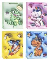 Opakowanie Torebka ozdobna 31x40x12cm dziecięce mix ROZETTE