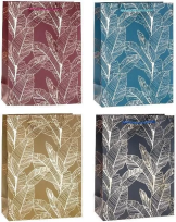 Opakowanie Torebka ozdobna 31x40x12cm hot-stamp mix ROZETTE
