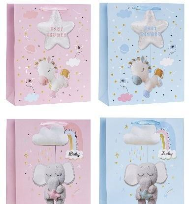 Opakowanie Torebka ozdobna 31x42x12cm dziecięce mix ROZETTE