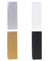Opakowanie Torebka ozdobna na butelkę 12x36x9cm mix ROZETTE