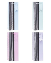 Opakowanie Torebka ozdobna na butelkę 12x36x9cm mix ROZETTE