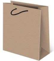 Opakowanie Torebka ozdobna szara P-S duża