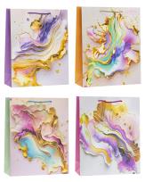 Opakowanie Torebka ozdobna TG 26x32x10cm mix ROZETTE 12 szt