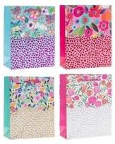 Opakowanie Torebka prezentowa 26x32x10cm Kwiaty mix