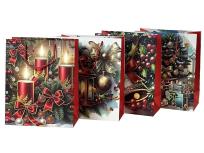 Opakowanie Torebka prezentowa Boże Narodzenie 32x26x10cm MIX