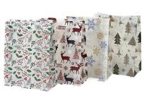 Opakowanie Torebka prezentowa Boże Narodzenie 33x25x12cm MIX