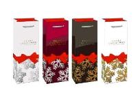 Opakowanie Torebka prezentowa butelka Boże Narodzenie brokat