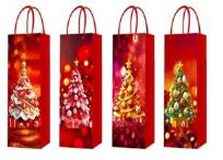 Opakowanie Torebka prezentowa butelka Boże Narodzenie platera