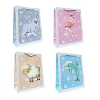 Opakowanie Torebka prezentowa dziecięca L 3D mix