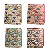 Opakowanie Torebka prezentowa dziecięca L Auta brokat mix