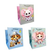 Opakowanie Torebka prezentowa dziecięca L szerokie dno mix