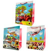 Opakowanie Torebka prezentowa dziecięca L szerokie dno mix