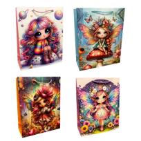 Opakowanie Torebka prezentowa dziecięca L Wróżki mix