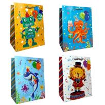 Opakowanie Torebka prezentowa dziecięca M brokat mix