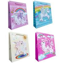 Opakowanie Torebka prezentowa dziecięca M Jednorożec 3D mix