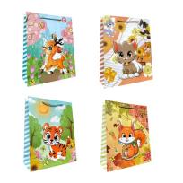 Opakowanie Torebka prezentowa dziecięca S Zwierzęta 3D mix