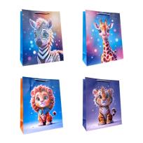 Opakowanie Torebka prezentowa dziecięca S Zwierzęta ZOO mix