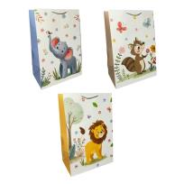 Opakowanie Torebka prezentowa dziecięca XL Zwięrzęta mix