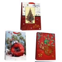 Opakowanie Torebka prezentowa L Boże Narodzenie 3D mix